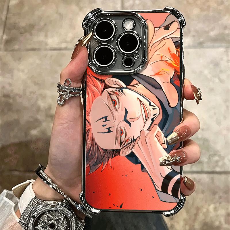 Япония Аниме JUJUSU KAISENS Мягкий чехол для телефона для iPhone 15 16 17 Air 14 Pro Max 16E Plus 13 12 Mini Покрытие Защита от падения Fundas