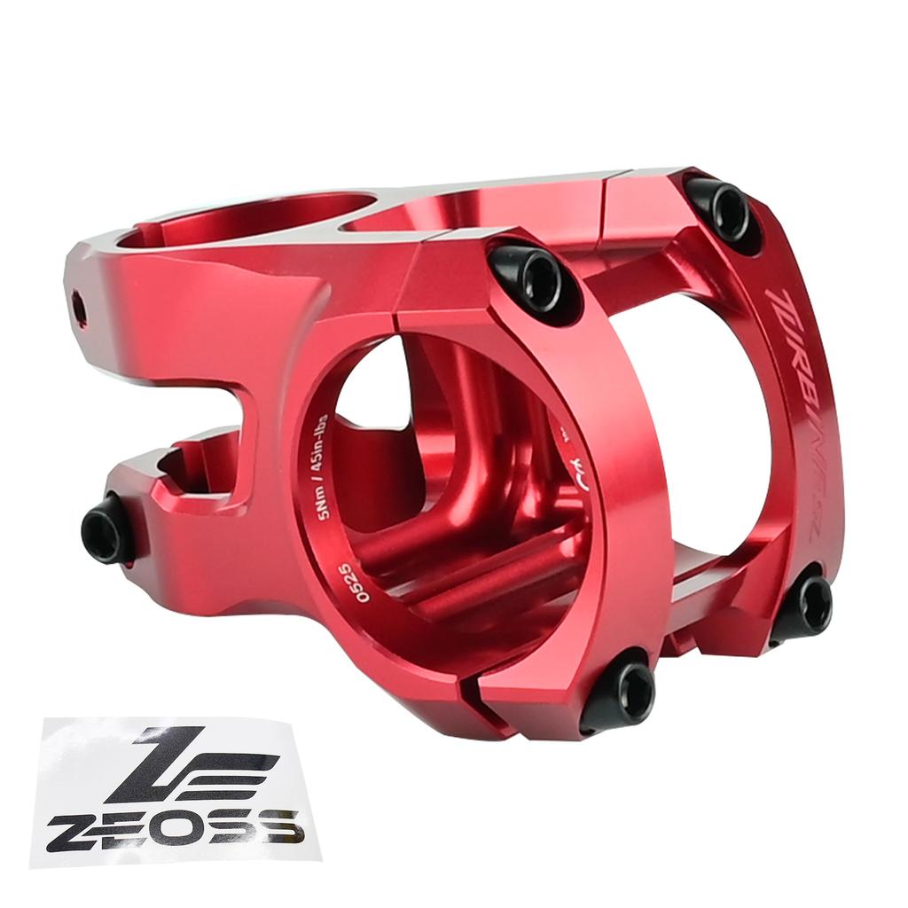ZEOSS RaceFace Turbine SL 35 MTB Stem 35x40mm 6mm Rise Red Sticker +/- RF3188-ZEO