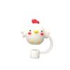 Cute Cartoon Silicone Drinkware Splash Proof Straw Topper Dust Cap Straw Cover Cup Accessories