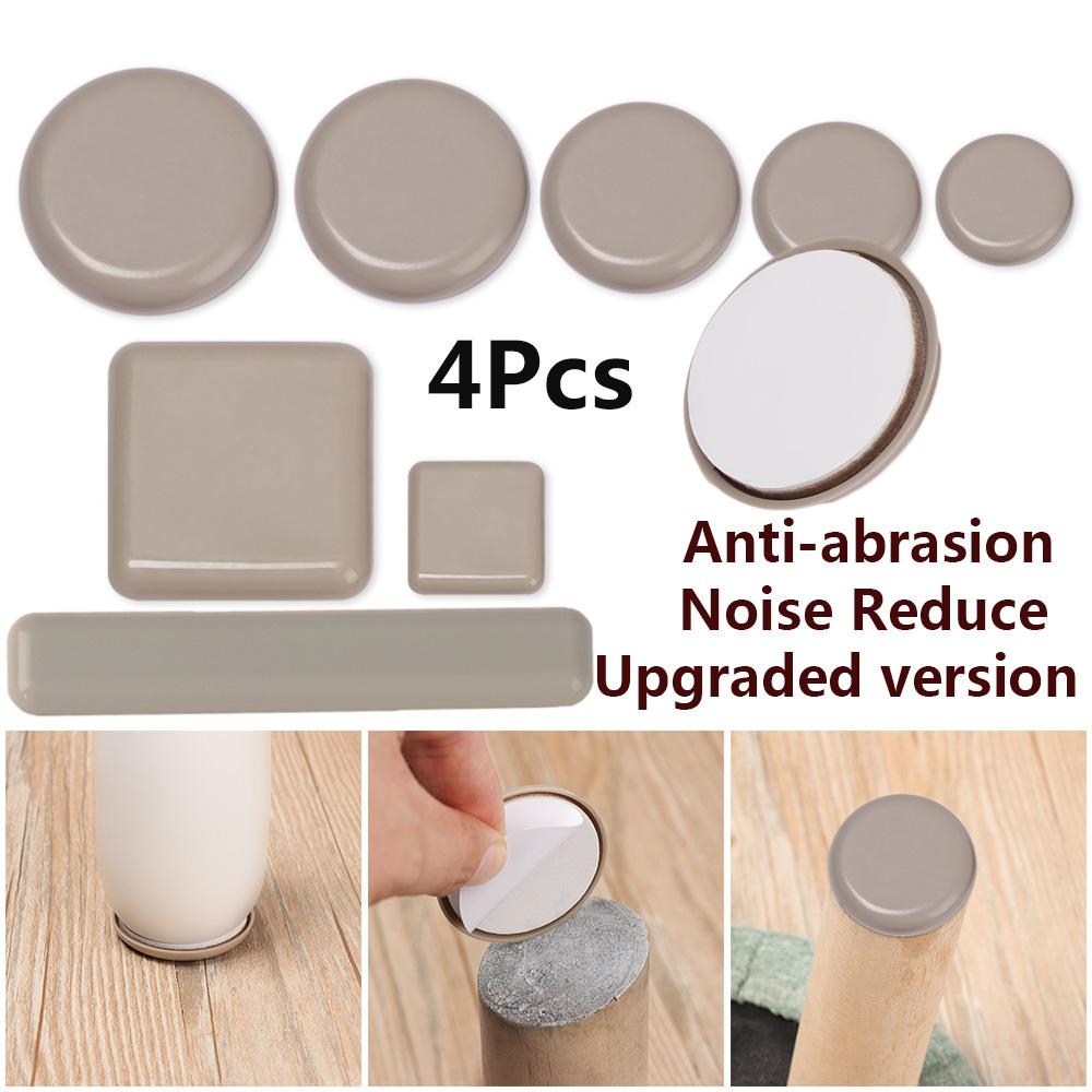 Fittings Self-Adhesive Easy Move Floor Protector Slip Mat Anti Noisy Furniture Leg Slider Pads