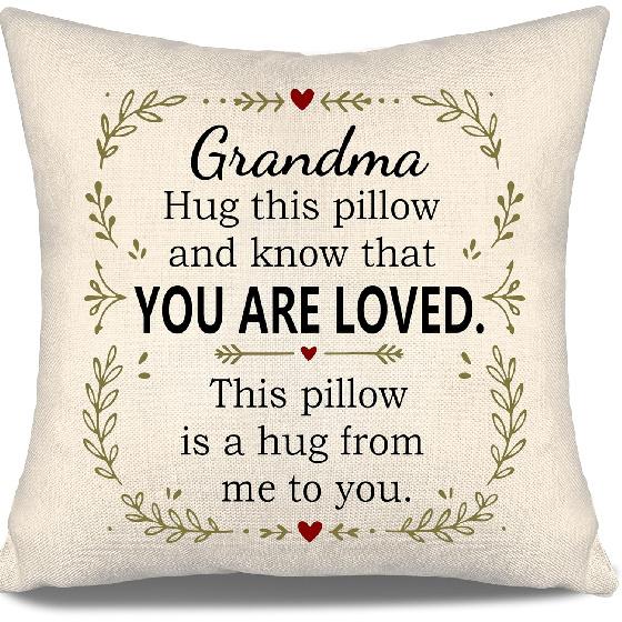 Daughter Hug This Pillow and Know That You are Loved This Pillow is A Hug from Me to You Throw Pillow Covers for Daughter from Mom Dad Birthday Gift