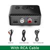 Аудиоприемник Bluetooth 5.4 USB-диск RCA 3,5 мм AUX USB Стерео Музыка Беспроводной Адаптер С Микрофоном Для ПК ТВ Авто Комплект Динамик Усилитель