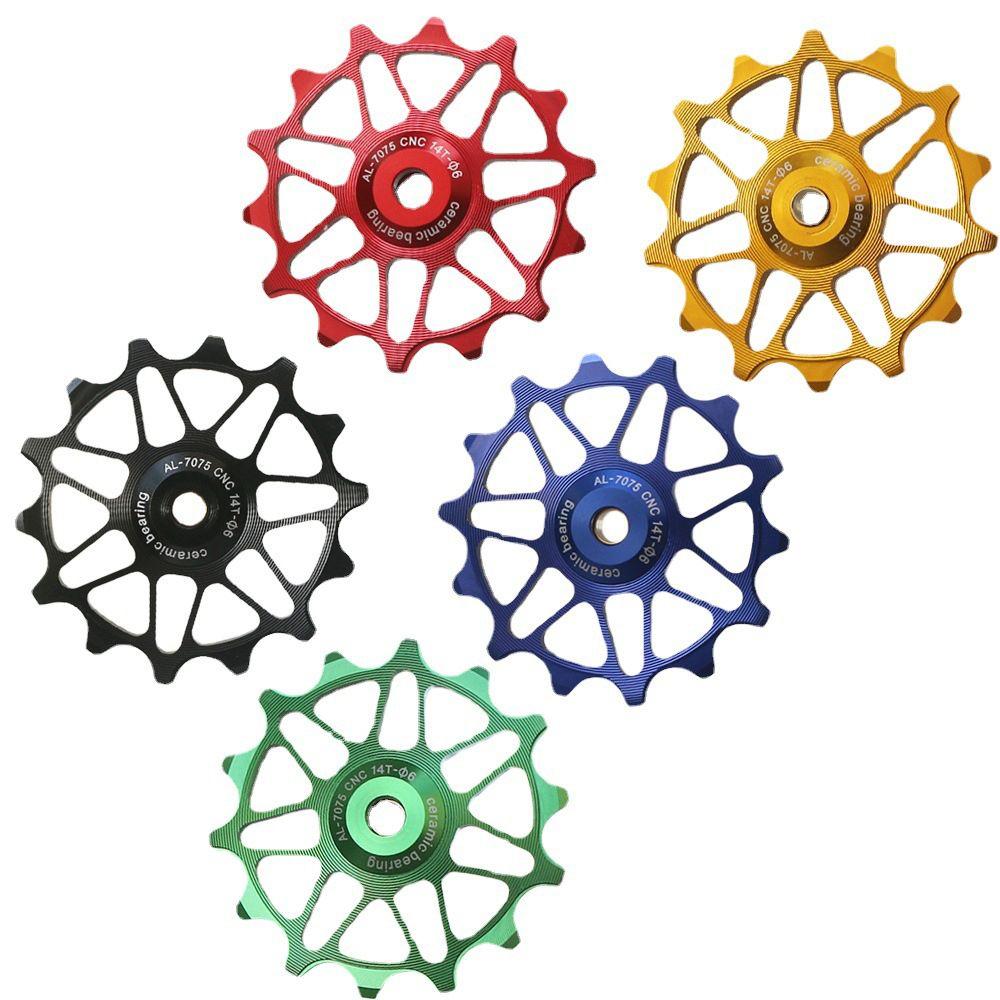 14T Rear Derailleur Pulley Ceramic Pulley Rear Derailleur Road Bike Bearing MTB Ceramic Bearing