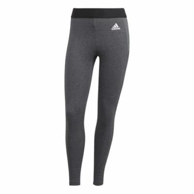 Adidas AEROREADY Длинные Женские Леггинсы 7/8, Маленький, Меланж/Белый (GL4009)