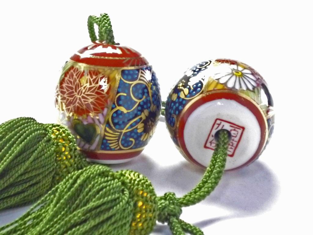 Kutani Blue Grain Kinkazume Heart [Fuzhen] &