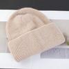 Winter Hat Korean Rabbit Hair Thick Pullover Hat Women Fashion Knitted Hat All Match Warm Knitted Hats