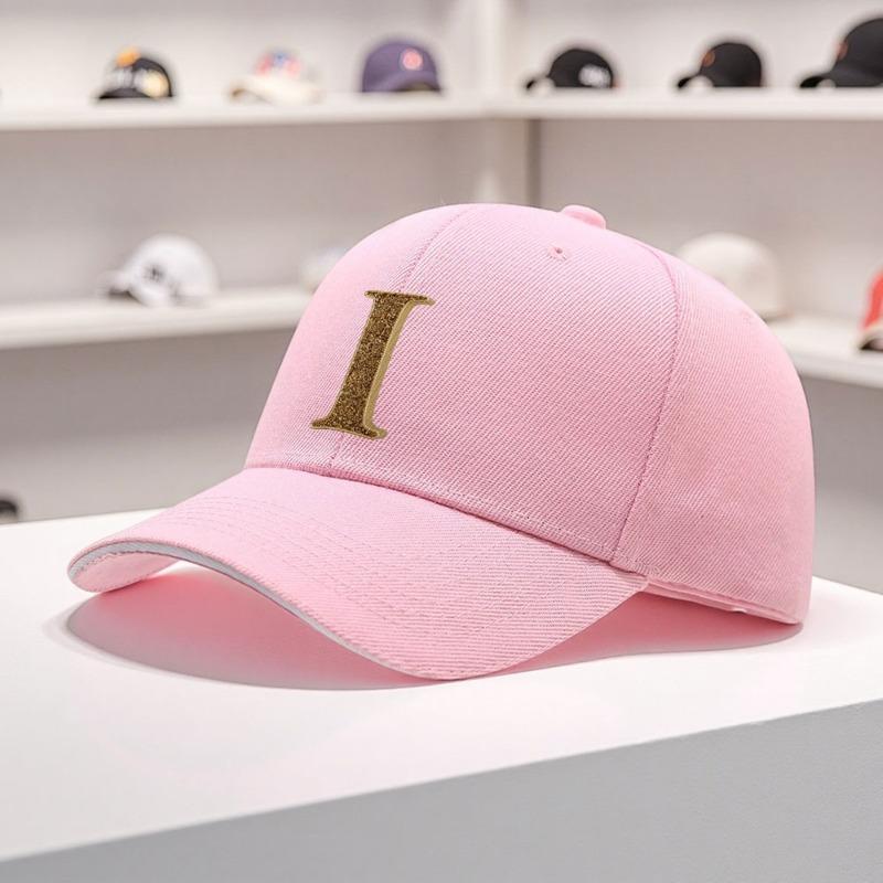 Isignature 2025 Artistic Letters Baseball Cap Flexible Fit Unisex Urban Street Fashion Outdoor Sports Fitness