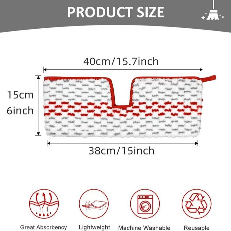 Suitable for Vile da Water Spray Mop Cloth O Cedar Promist Max Steam Mop Replacement Head 3 Pack