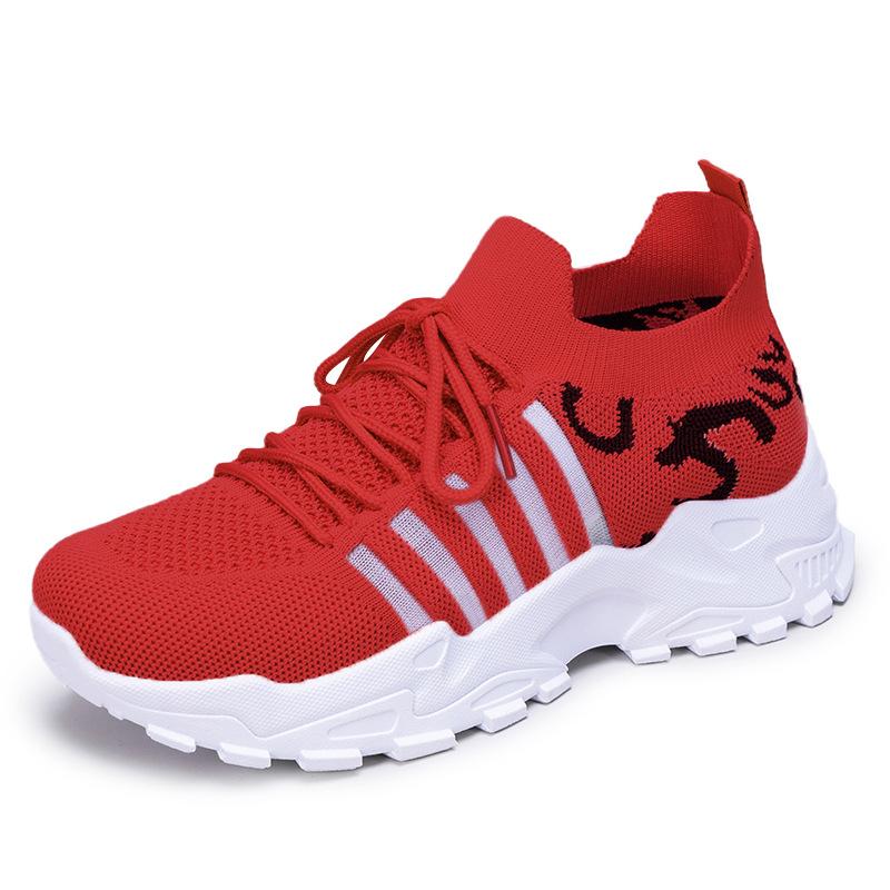 New women's shoes shoes summer high sense foreign trade platform shoes mesh breathable versatile sports casual shoes