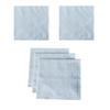 6Pcs/Pack 40*40CM Men Wedding Party Absorbent Cotton Bandannas Square White Hand Towel Handkerchiefs