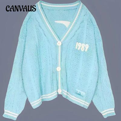 Осенне-зимний женский трикотаж вышитый кардиган темперамент старение свободный повседневный свитер