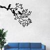 Birds On Branch Wall Art, Metal Wall Decor, Metal Wall Hangings, Home Decoration, Metal Birds Art, Metal Branch Decoration