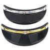 Motorcycle Face Shield Visor Retro Anti-Fog Scratch Resistant Universal Fit Replacement for Outdoor Road Riding
