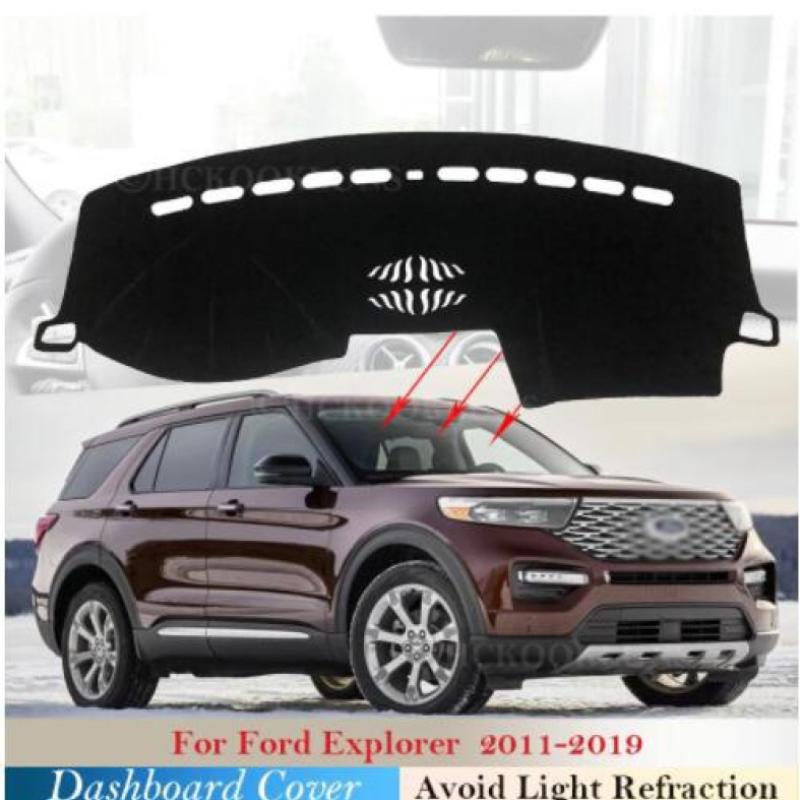 Защитная накладка на приборную панель для Explorer 2011 ~ 2019 U502 MK5, автомобильные аксессуары, солнцезащитный ковер на приборной панели 2016 2017 2018