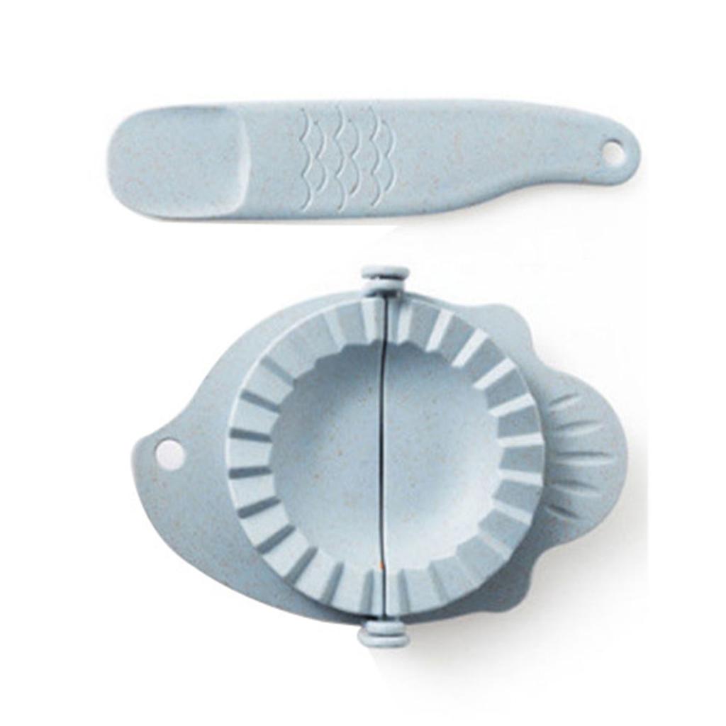 Dumpling Maker Set Hangable Kitchen Tool Spoon Combo Multipurpose Plastic PP for Brand Model Compatibility Blue