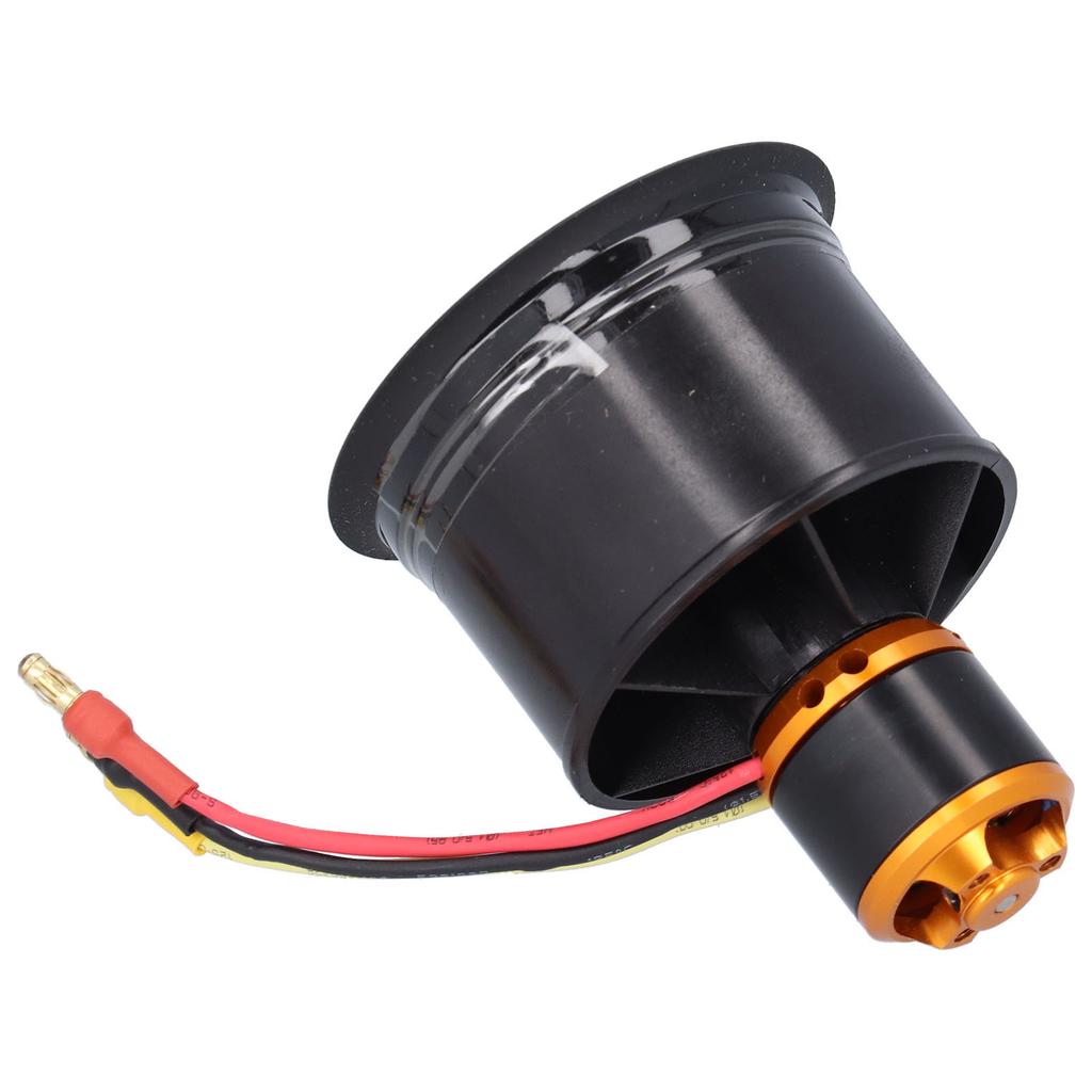 RC 50mm Electric Ducted Fan 12 Blades Ducted Fan with Brushless Motor for RC PlanesClockwise 4600KV