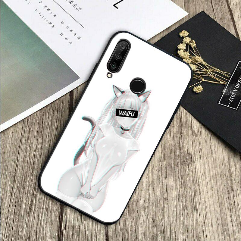 Сугой Сэмпай Аниме Вайфу Сексуальная Девушка Для Huawei Nova 11 Pro 12i 3i 7i 8i 9 10 SE Y60 Y61 Y70 Y72 Y73 Y90 Y91 P20 P30 P40 Lite Чехол
