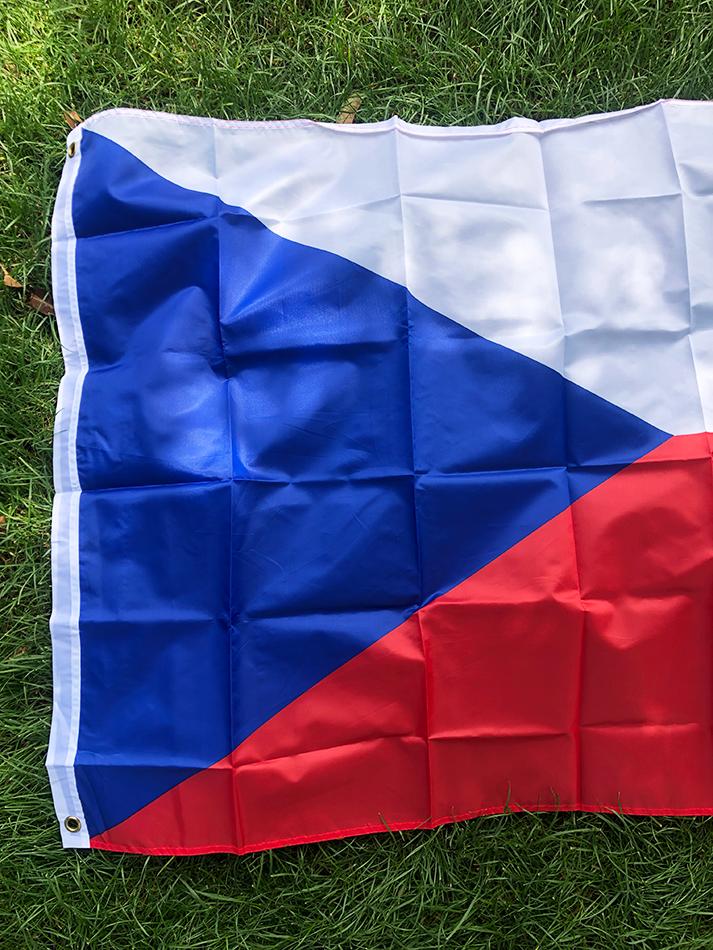 SKY FLAG Бесплатная доставка Флаг Чехии 90x150см Полиэстер Подвесной флаг Чешской Республики 3x5 футов Полиэстер Стандартный флаг-баннер