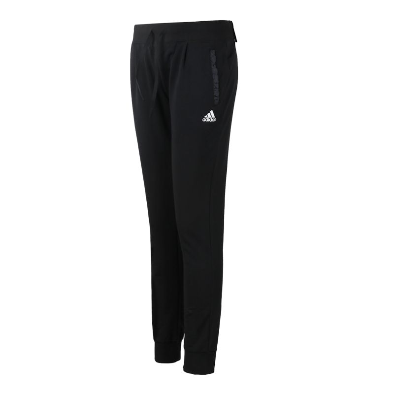 adidas Pt Ft щиколотки однотонные на шнуровке повседневные трикотажные спортивные брюки женские низ черный DT2371