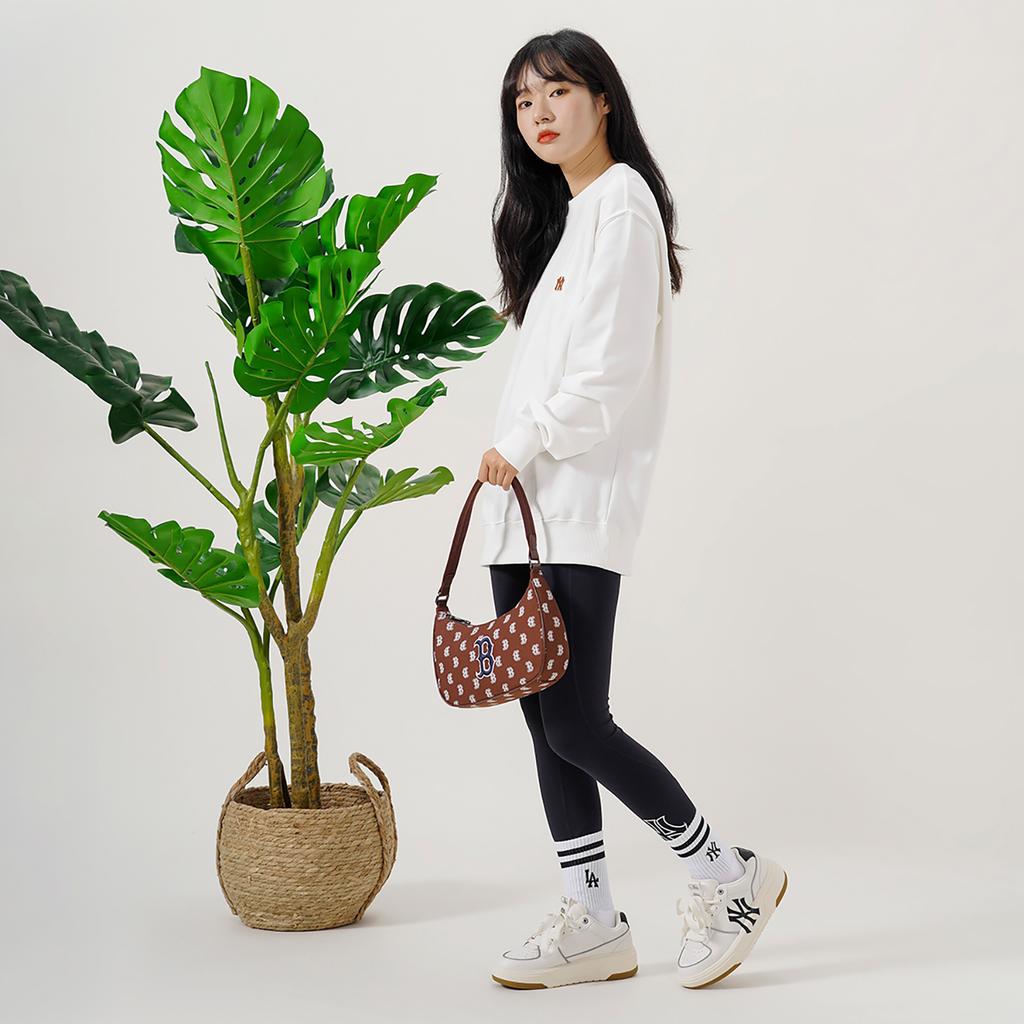 New MLB Leggings Women's Black 3FLGB0124-50BKS