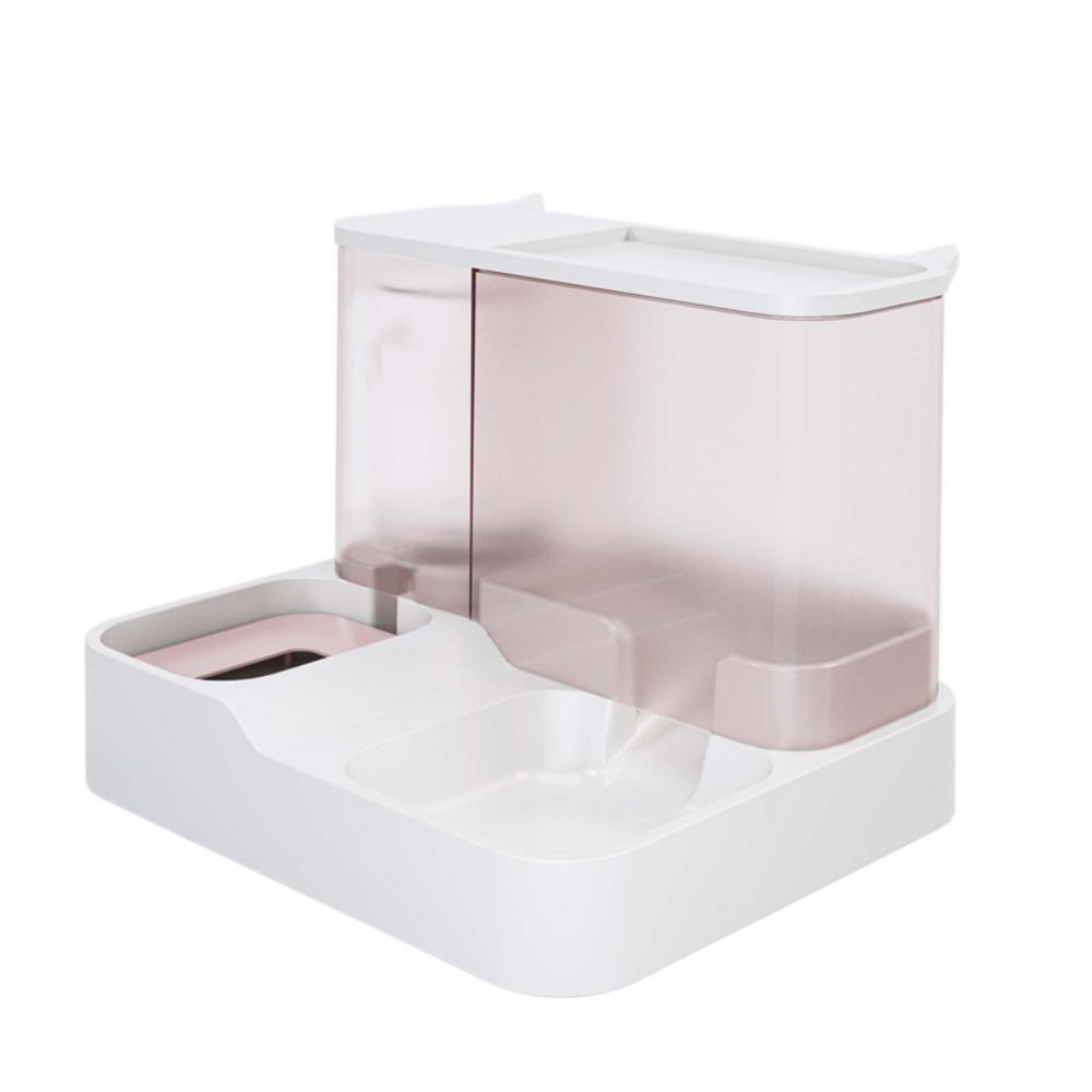 Разделение влажного и сухого Автоматическая кормушка для домашних животных Контейнер для хранения корма для домашних животных Аксессуары для домашних животных