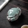 Cracked Glaze Crab Play Handmade Kongfu Tea Pet Decoration Tea Table Ceremony Accessories Tea Pet Furniture For Display