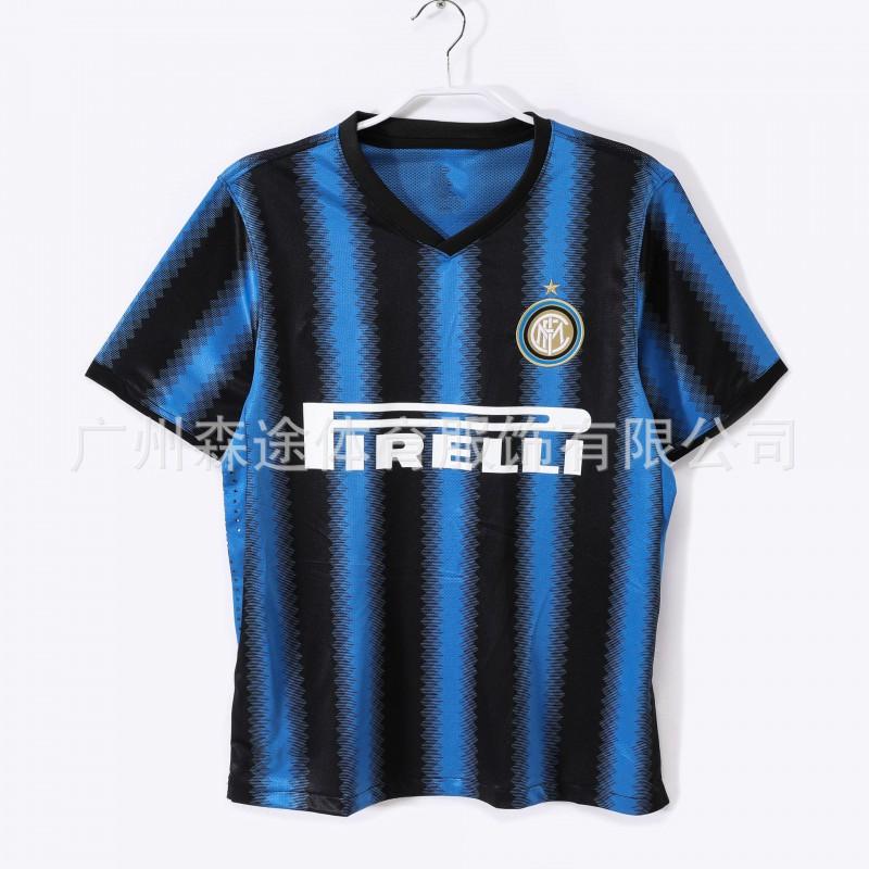Vintage Football Jersey Short Sleeve Retro Soccer Shirt Men AC Milan Inter Roma Juventus