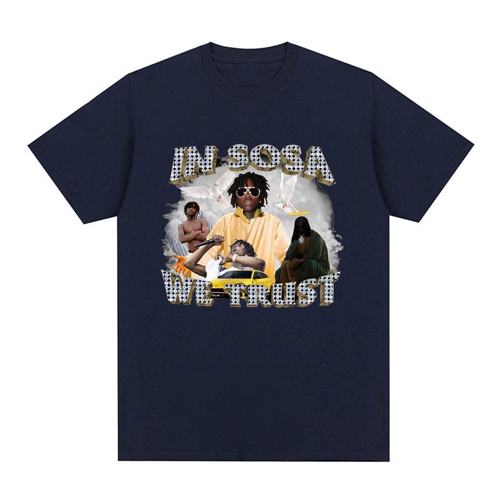 В Сосу Мы Верим Футболка с Графикой Chief Keef Женская Мода Винтажная Футболка с Коротким Рукавом Повседневные Оверсайз Футболки Топы Streetwear