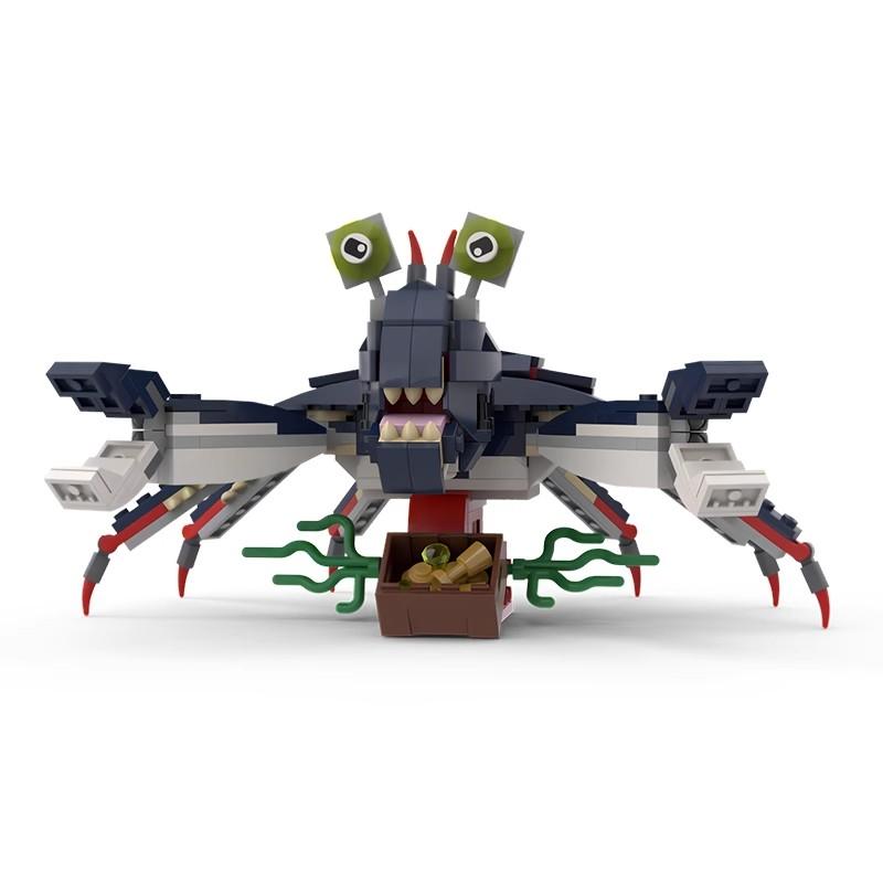Bricklink Идеи Subnautica Монстры Глубин 31088 Морской Голодный Акула Мир Креативные Строительные Блоки Детские Игрушки Рождественский Подарок