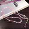 Аксессуары Цепочка для ювелирных изделий Веревка-антипотеряшка Кристалл Жемчуг Цепочка для телефона Ремешок для мобильного телефона Цепочка для мобильного телефона