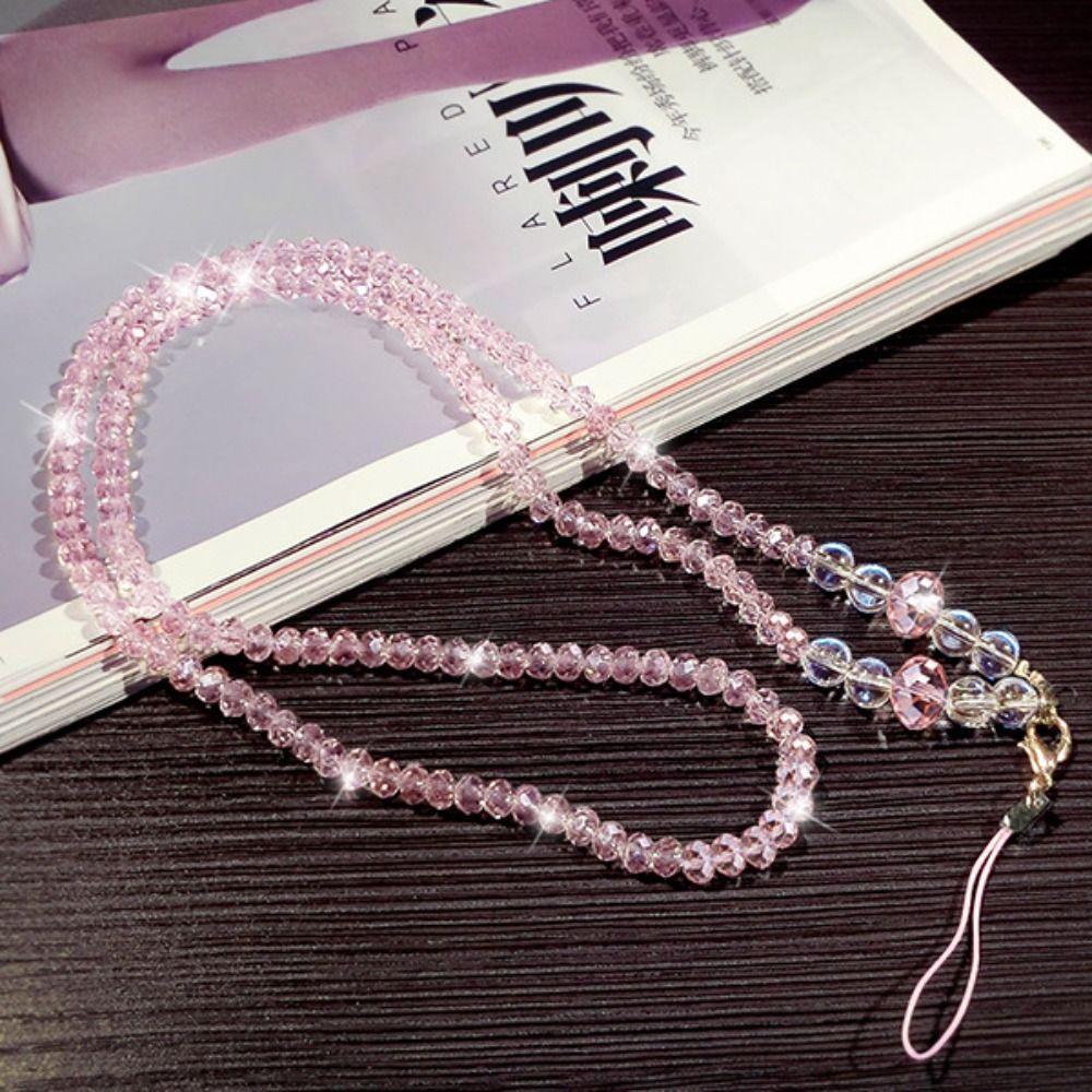 Аксессуары Цепочка для ювелирных изделий Веревка-антипотеряшка Кристалл Жемчуг Цепочка для телефона Ремешок для мобильного телефона Цепочка для мобильного телефона