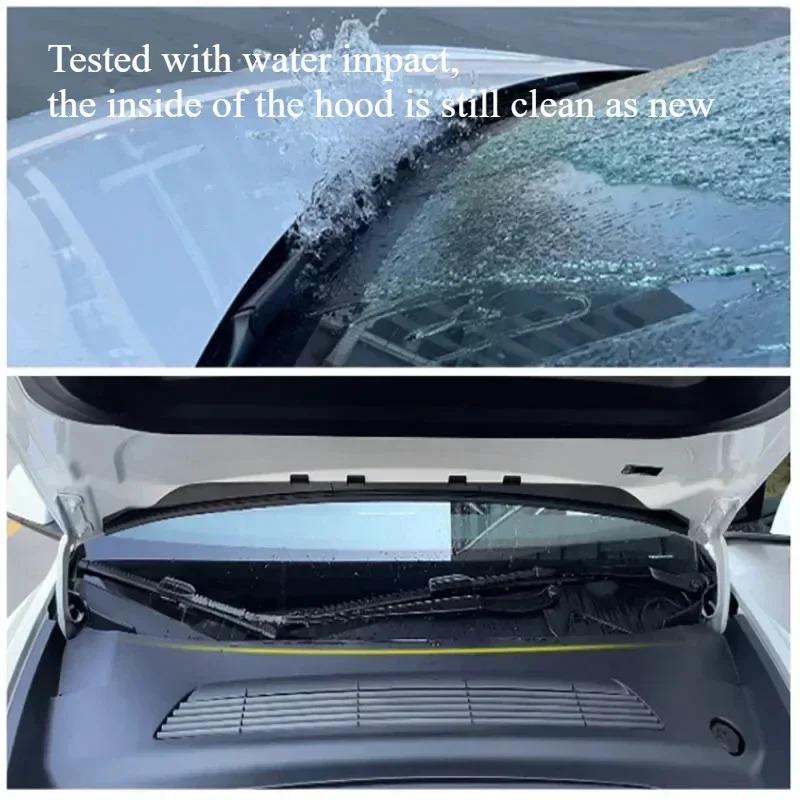 Front Trunk Hood Water Strip For Tesla Model Y 3 Water Seal Retaining Strips Weather Rubber Air Vent Intake Protect Accessories