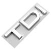 3D ABS TDI Logo Rear Trunk Boot Emblem Badge Sticker Decals for S A3 A4 A5 A6 A7 A8 Q2 Q3 Q5 Q7 Q8 Car Styling Accessories