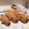 Plush Toy Cartoon Animal Capybara Shape Pillow with PP Cotton Filling Huggable Design Comforting Plush Doll