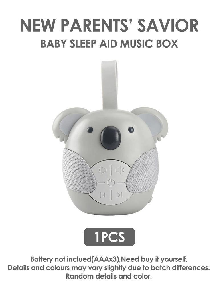 1pc Baby White Noise Soother Machine with 5 Soothing Sounds Music Timer for Newborn Toddler Sleep Aid Stroller Home Use