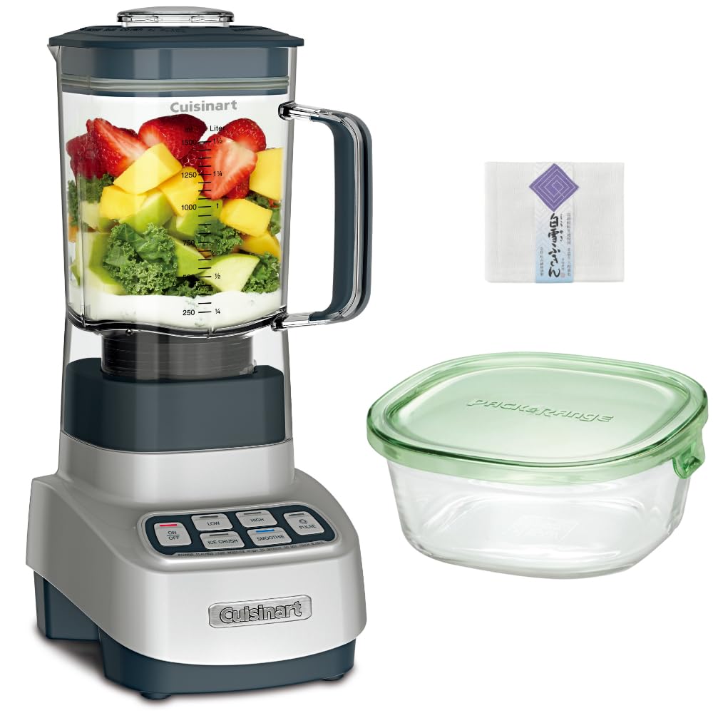 Mixer Power Blender High Power Large Capacity Iwaki Pack Range Shirayuki Dish Towel of SPB-650J + & + (Set 3)