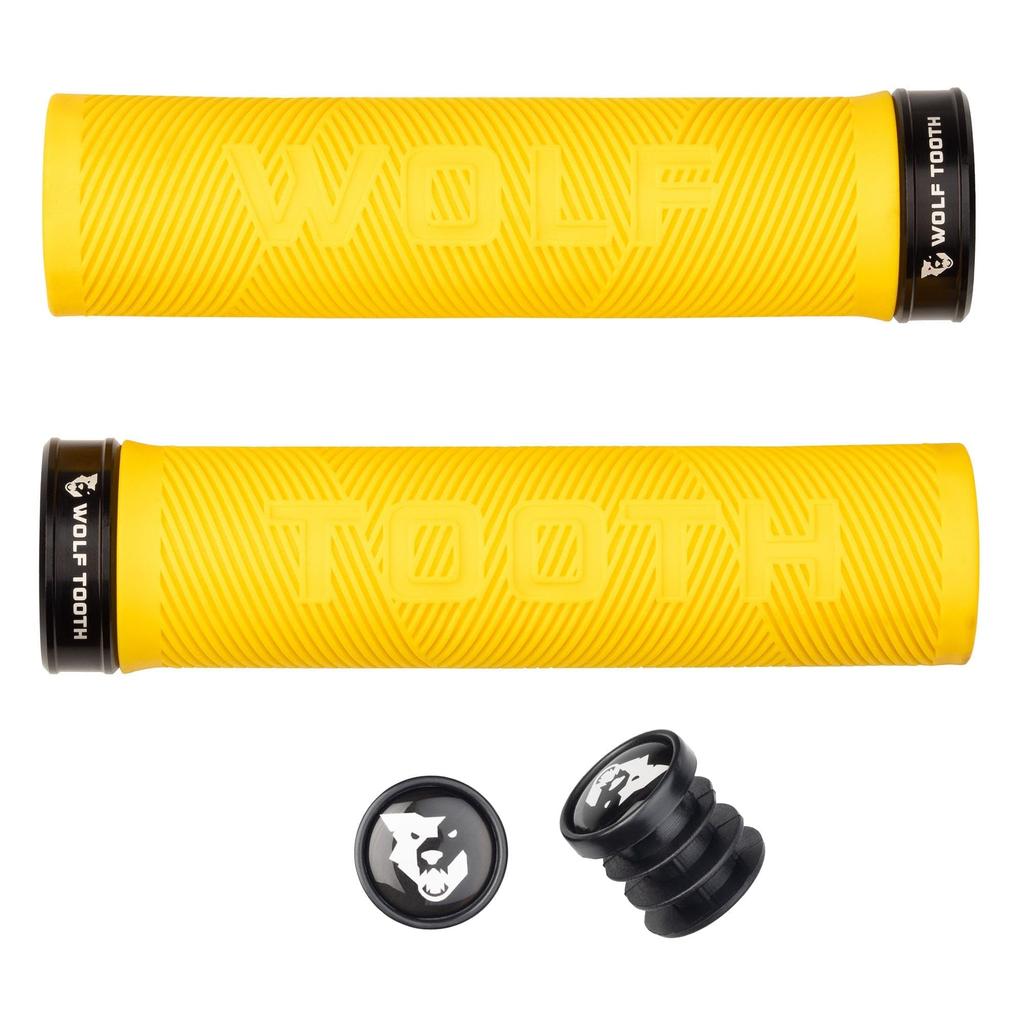 Wolf Tooth Wolf Tooth Echo Grip зеленая рукоятка с черным воротником-фиксатором -