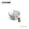 MHW-BOMBER 100ml Measuring Cup Aluminum Alloy Espresso Cup with Wooden Handle Delicate Coffee Accessories Kitchen Measuring Tool