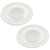Audio Fan Washbasin Drain Filter, Garbage Stopper, Hair Remover, Reusable, 80mm Diameter, 2 Pieces, KM528