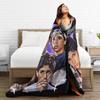Ralph Macchio Blanket  Warm Soft Street Trend Plush Throw Blanket For Child Outdoor Flannel Bedspread Bed Cover