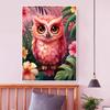 5d DIY Алмазная картина вышивка крестом милая розовая сова алмазная вышивка животное мозаика полный круглый дрель домашний декор