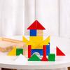 Детский креативный деревянный конструктор из 26 деталей, цветная мозаика, конструктор из мелких деталей, форма, доска-пазл, игрушка