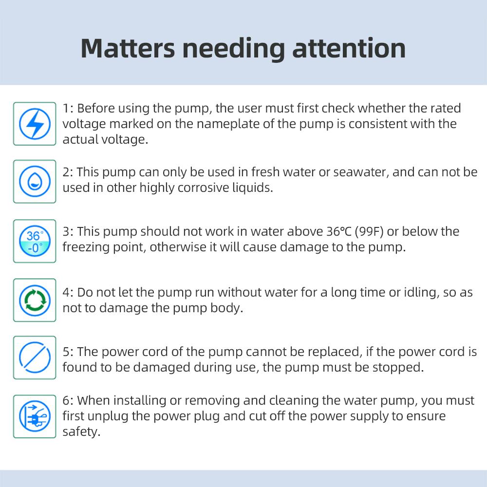 Погружной водяной насос производительностью 8000 л/ч — водяной насос с регулируемой частотой, технология синусоидальной волны, сверхтихий постоянный ток