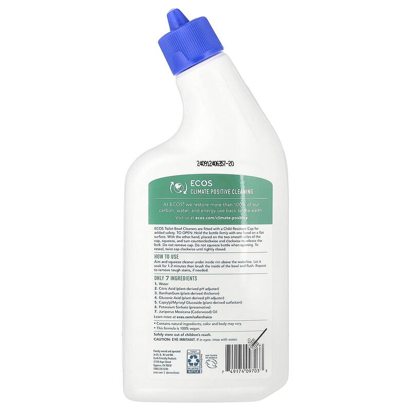 Ecos®, Toilet Bowl Cleaner, Cedar, 24 fl oz (710 ml)