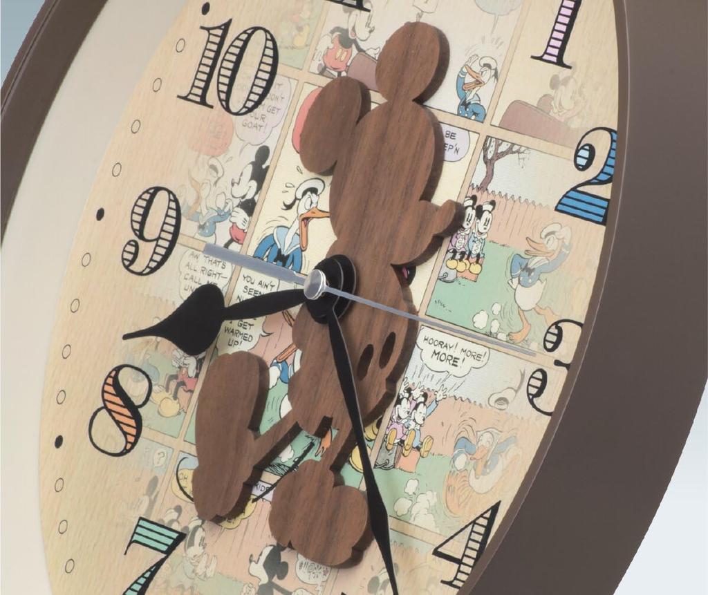 Seiko Clock Wall Character Disney Mickey Diameter 280 x 52 FW590B Clock, Design, Mouse, mm,