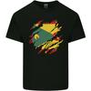 Torn Grenada Flag Grenadians Day Football Unisexs Light Cotton Tshirt