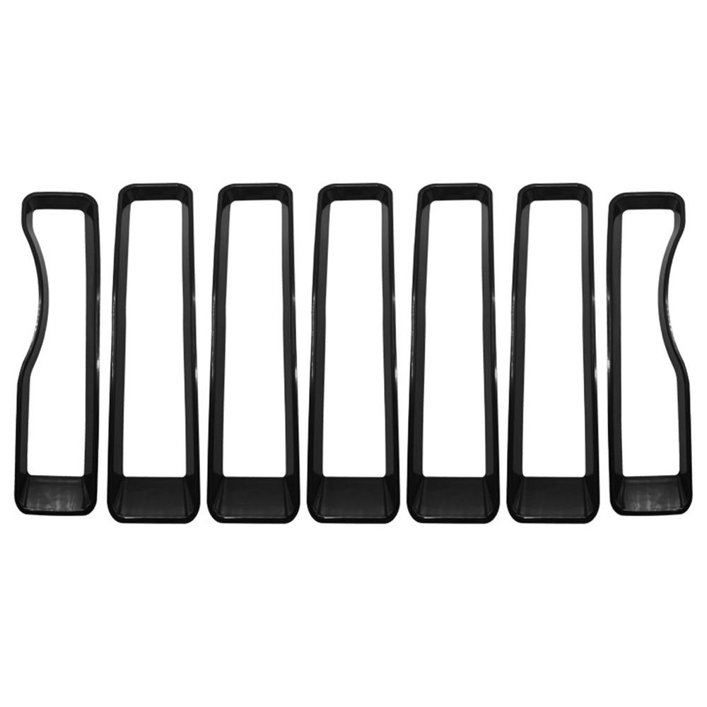 Сетчатая решетка радиатора + Накладка на фару/поворотник для Jeep Wrangler JL 2018-2023