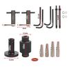 For GM Engines Fuel Injector Rail Assembly Remover & GM245 Fuel Injector Seals Tools Perfectly Fits 6706