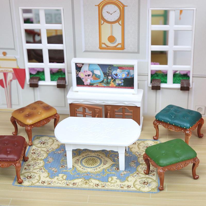 Кукольные миниатюры Мебель Стулья Винтажные аксессуары Игрушечная мебель Орнамент