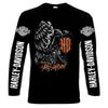 Мужская футболка с длинным рукавом Harley Davidson, размеры от S до 6XL